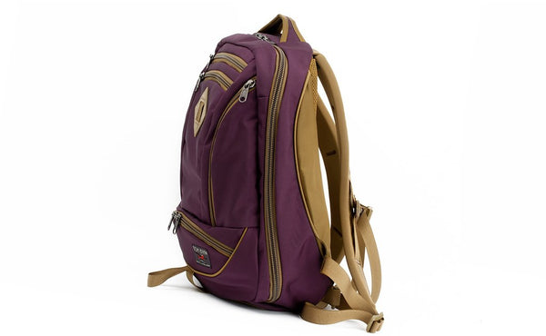 A profile shot of the Guide's Edition Synik 22 in Aubergine (dark purple) 525 Ballistic.